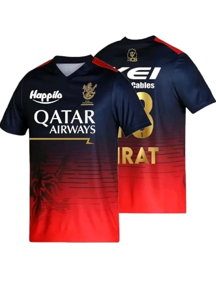RCB Virat Kohli Jersey 2024 Tshirt (Boys,Kids,Men).webp