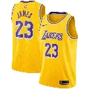 Men's Los Angeles Lakers LeBron James Nike Gold 2018_19 Swingman Jersey - Icon Edition.webp