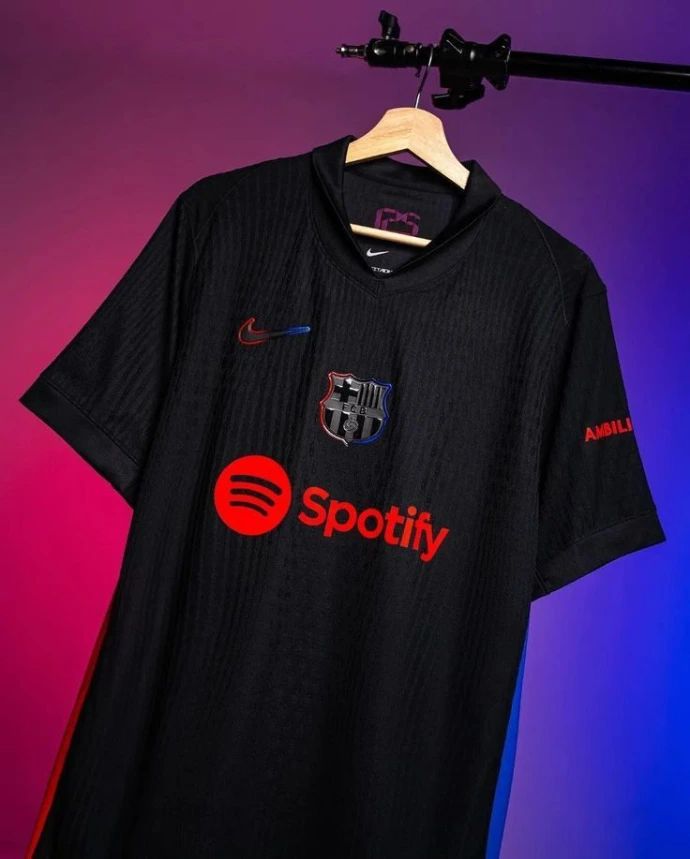 barcelona - MESSI JERSEY black (premium)